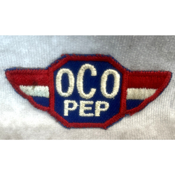 HTF Vintage Owens Oil/OCO PEP Gas Station Iron On Patch Old Americana - Picture 1 of 3